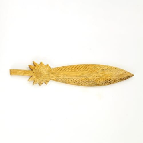 PALOSANTO - Weihrauchhalter für Räucherstäbchen – Modell Feder – Hergestellt aus Palo Santo Holz – Idealer Weihrauchhalter für Weihrauchstäbchen