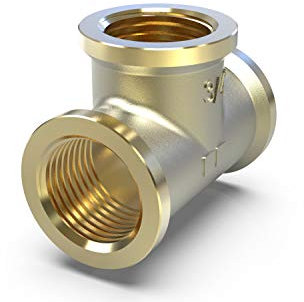 ABA Beul 26080.003.2 T-Stück Innengewinde 3/8, Messing