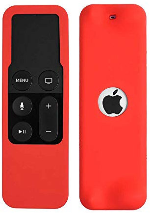 ELLENNE - Carcasa de Silicona para Apple TV 4ª Gen. (Rojo)