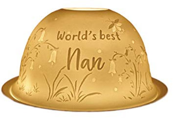 Nordic Light Lampenschirm | Nan | Teelichthalter Teller | Spitze Geschenkidee | Kerzenzubehör weiß Gemustert Einheitsgröße