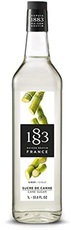 1883 Maison Routin Premium Cane Sugar Syrup – Classic Sweetener For Cocktails, Coffee, Mocktails & Iced Drinks, Allergen-Free, Vegan-Friendly, 1L Glass Bottle