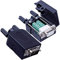 PENGLIN 2PCS DB9 Lötfreier RS232 D-SUB Serielle bis 9-polige Anschlussklemme Stecker Adapter Steckverbinder Breakout Board mit Gehäuse Lange Schrauben Endrohr (Stecker + Buchse)