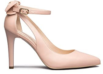 Nero Giardini E211072DE Escarpins Femme en Cuir, rose, 38.5 EU
