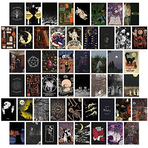 Witchy Room Decor Wall Collage Kit 50 Stück