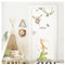 Little Deco Türaufkleber mit Namen Wandsticker Kinderzimmer Safari Tiere Wandtattoo Babyzimmer selbstklebend Wanddeko DL876-1