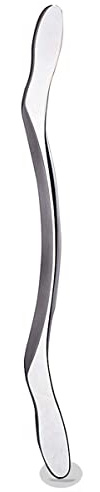 GYX COELE Stainless Steel Gua Sha Scraping Massage Tool,IASTM Tool, Soft Tissue Therapy Used for Back, Arms,Legs,Shoulder (Long bar2)