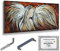 Monica Mirafiori I 100% HANDGEMALT I Gemälde Engel 140x70cm | Gemälde Handgemalt | Acrylgemälde | Sehr Großes Acrylbild I Moderne Kunst I Kunstbilder