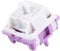KiiBoom Tactile 54gf Taro Cream Milk Mechanical Switch Set, 5 Pin Keyboard Switch mit POM Schaft, Nylon/PC Gehäuse, 35 Stück für DIY Gaming Keyboard