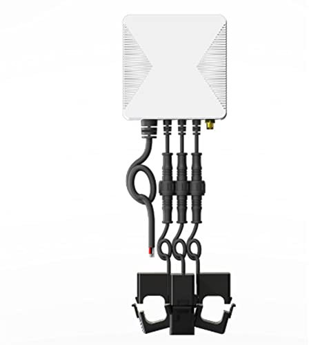 Pmandgk Tuya Smart Life 3-Phasen-WiFi-Energie-KWH-MessgeräT 80A 120A Clamp Current Transformer App Monitor (80A)