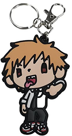 Great Eastern Entertainment Chainsaw Man - SD Denji Public Safety Uniform PVC Keychain, Multi, One size
