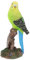 Dualoai Garten Simulation Papagei Skulptur Statue Home Ornamente DIY Handwerk, Grün