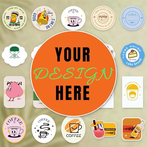 200-2000 autocollants personnalisés, imperméables pour logo d'entreprise, formes personnalisables, autocollants irréguliers transparents, PVC, autocollant en papier cuivré, coupe indépendante