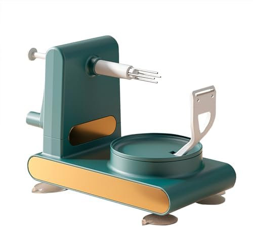 Sbucciatore per mele, taglierina e sbucciatrice per mele, sbucciatrice per frutta, pelapatate pigro multifunzionale, gadget da cucina