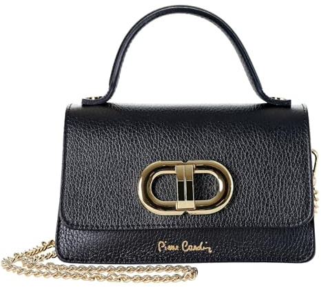 Pierre Cardin Damen-Handtasche, echtes Leder, klein, Schultertasche, Shopper, multifunktional, elegant, Damen-Handtasche, Shopper, Schultertasche, multifunktional, Damen-Handtaschen, Shopper,