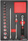 Würth 3/8 Zoll Steckschlüssel Satz 16 Teile in Schaumeinlage 4.4.1 mit Ratsche Knarre Nusskasten für Werkstattwagen 0965905102