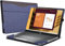 DELL Latitude 5550/5540 2-in-1 Laptop Case - 15.6 PU Leather Inner Pocket Cover (Dark Blue)