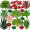 QUOZUO 16 Piezas Suculentas Artificiales Pequeñas Decorativas Mini Plantas Falsas Variadas Adornos Suculentas para Decoración Mesa Hogar Oficina Baño Cocina Balcón