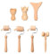 Pumwoy Kit Maderoterapia, Masaje Maderoterapia Madera Rodillo Facial, Maderoterapia Corporal Taza De Masaje Sueco De Madera, Guasha Facial Champiñon Maderoterapia para Cara, Cuerpo y Cabeza (7)