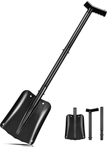 Supvox Schneeschaufel Fürs Auto – Teleskop-entferner Aus Aluminiumlegierung Bequemer Griff Eiskratzer Schnelles Entfernen Von Schnee