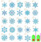 24 Stück Weihnachten Diamond Painting Schlüsselanhänger Schneeflocken Christbaumschmuck DIY 5D Diamant Malerei Anhänger Weihnachtsbaum Deko Ornamente Schlüsselbund Bastelset Geschenke Weihnachtsdeko