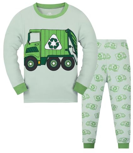 Schlafanzug für kleine Jungen, Dinosaurier, Baumwolle, 2-teilig, Zug, Kleinkind-Nachtwäsche, Winter-Kleidungsset Kinderbekleidung Für Jungen 86 Schlafanzug Kinder Kurz