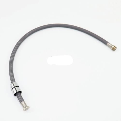 F1/2 M15*1 Tubo flessibile per rubinetto estraibile - 50/60/150cm in Nylon per Cucina - Nero e Grigio - Idraulico - Tubo rotante - 60cm Grigio