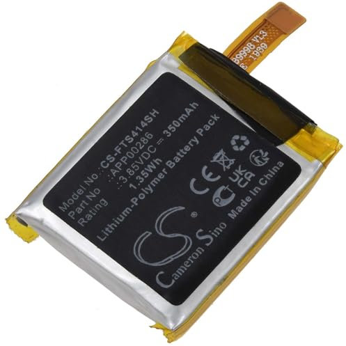 Batteria per Fossil Sport 4° generazione 41 mm Smartwatch, 3,85 V, polimeri di litio