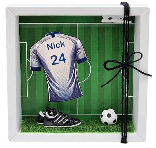 ZauberDeko Geldgeschenk Verpackung Personalisiert Geldverpackung Gutschein Fußball Mann Sport Weihnachten Geschenk