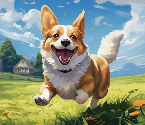 CYQFEZ 1000 Teile Puzzle - Dog Animal Oil Painting Posters Color Game Educational Toy for Adults Wz065Yk