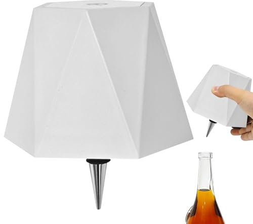Lampada a LED per bottiglia di vino - Luce da tavolo a touch -controllo ricaricabile | Luce notturna decorativa per casa, scrivania e vetro | Lampada elegante wireless portatile sensibile al touch per