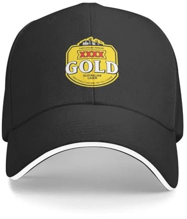 XXXX Gold Australian Lager Logo Baseball Cap Vintage Man Hat Hüte, T-192232, Einheitsgröße