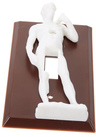 VILLCASE Dekorative Abdeckung Des Schalters Platte Lichtabdeckungen Für Licht Rockerabdeckung Leichte Abdeckung Wandverkleidung Teller Weiße Abdeckungen Plastik