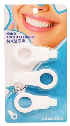 Toddler Toothbrush Set, 3pcs Nano Orals Cleaning Sticks, Deep Cleaning Tooth Wipes For Kids, Teeth Stain Remover Tool, Bright Smile Assurance, Crafted From Pp Material, 50g