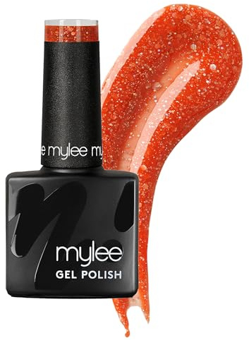 Mylee Gel-Nagellack 8ml [Festive Lights] UV/LED Maniküre, Pediküre | Lang anhaltend, für professionellen Gebrauch im Salon und zu Hause [Bold Glitter Range] - Vegan und frei von Tierversuchen