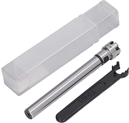 Bonbela Router Collet Chuck Verlängerungsstange C12 ER11M 100L Mahlschneider -Verlängerungsstange, Gerades Schaft -ER Collet Werkzeughalter