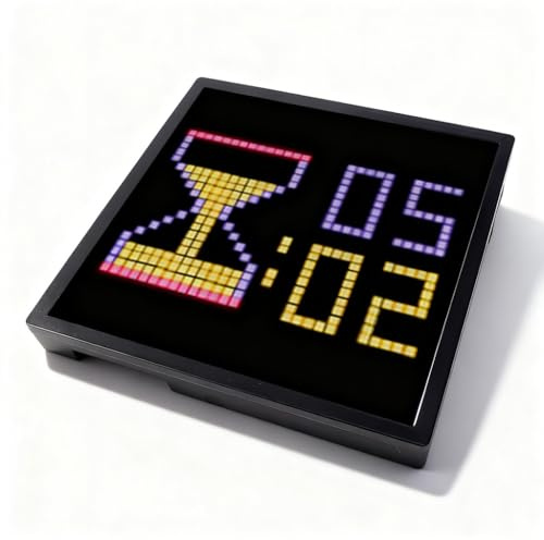 Pantalla Digital Pixel Art 32x32, Marco LED para Decoración de Pared y Escritorio - Control App, Personalizable, Ideal para Juegos y Ambientes Sociales