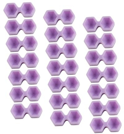 Cabilock 200pcs Lash Extension Glue Holder Cups with Dual Prolonged Glue Eyelash Extension Supplies Container for Precise Volume Control Portable Lightweight Tool for Professional Studio