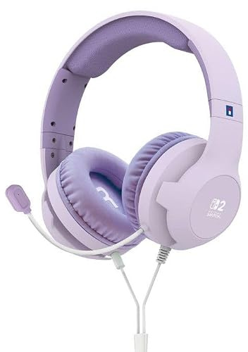 HORI - Gaming Headset (Cozy Lavender) für Nintendo Switch 2 - Offiziell lizenziert