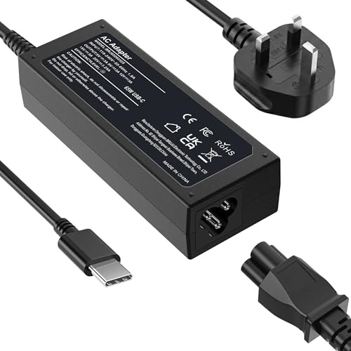 Universal 65W USB C Laptop Charger Compatible with Lenovo Thinkpad Hp Dell | Replacement for Thinkpad x1 Carbon T14 T15 T16 T480 T490/Yoga,Latitude,Samsung Asus Acer Chromebook Type C Fast Charger