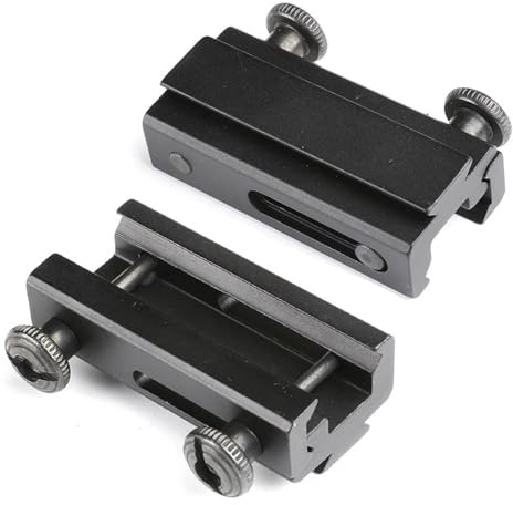 Generisch 20-mm-auf-11-mm-Schiene Adapter-Erhöhung Schwalbenschwanz Auf Picatinny-Umrüstmontage Für Taschenlampe, Zielfernrohr Taktische Aluminiumschiene