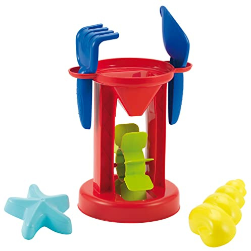 Ecoiffier Toys 721 – Sandmühle gefüllt – 4-teilig – Strandspiel für Kinder – ab 18 Monaten – hergestellt in Frankreich