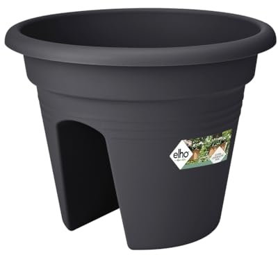 Elho Green Basics Flower Bridge Planter, Living Black, 30 cm