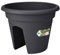 Elho Green Basics Flower Bridge Planter, Living Black, 30 cm