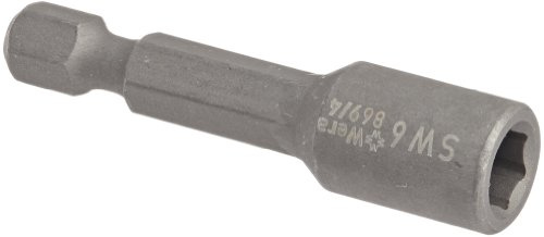Wera Steckschlüsseleinsätze 869/4-6.0 x 50.0 mm, 1 Stück, 05060401001