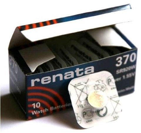 Renata SR920SW Lot de 10 Piles Bouton au Lithium 370