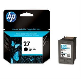 HP 27 Negro cartucho de tinta - Cartucho de tinta para impresoras (Negro, HP DeskJet 3320/3325/3420/3425/3550/3650/3745, OfficeJet 4355/5610, Inyección de tinta, Ampolla, 10-70%, -15-35 °C)