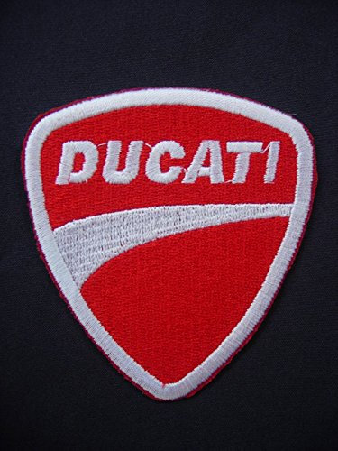 Ducati - Rot - Motorrad - Patch - 1 Stück - Aufbügler