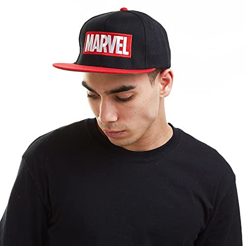 MARVEL Cap Logo schwarz/rot one size