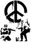 Banksy CND Soldaten Replik Schablone wiederverwendbar & Kunst Handwerk Malerei Schablone - semi-transparent Schablone, S/ 17X24CM