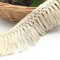 FQTANJU Fransen aus Baumwolle, 9,1 m x 6 cm breit, Beige